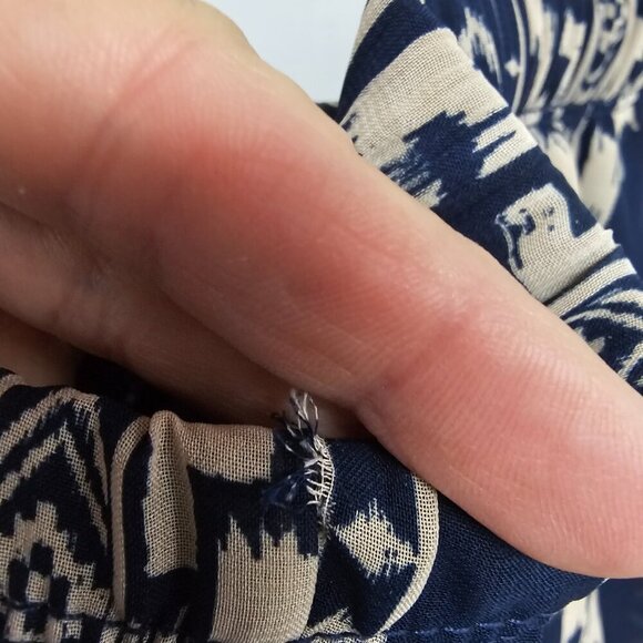 Rue21 Blue Taupe Aztec Southwestern Sleeveless Dress Hi-Low Hem M - Picture 13 of 13